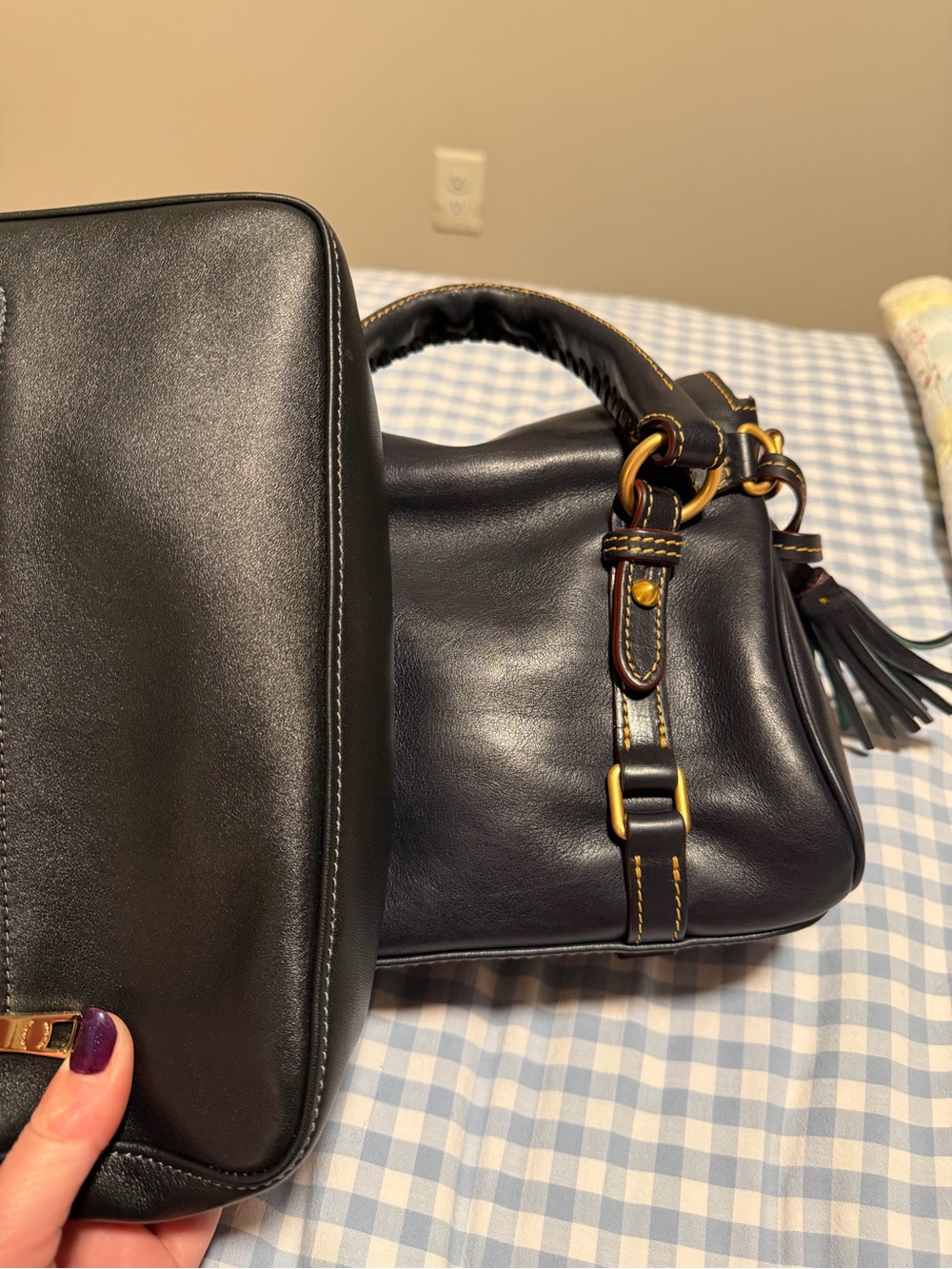 Dooney & Bourke Micro Florentine Satchel - Picture 6 of 6